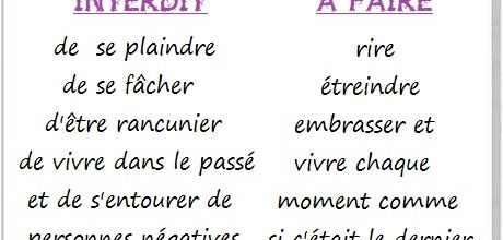 Le régime du bonheur
