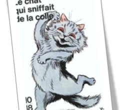 Le chat qui sniffait de la colle