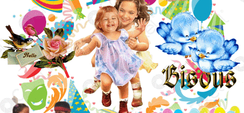 ENFANTS ANIMAUX BISOUS