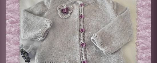 Gilet mauve