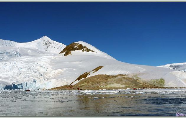 Débarquement sur le continent Antarctique lui-même à Neko Harbour - Péninsule Antarctique