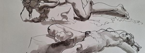 Vendredi - Deux poses, couchée.