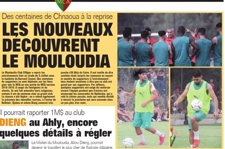 Reprise des entrainements 
