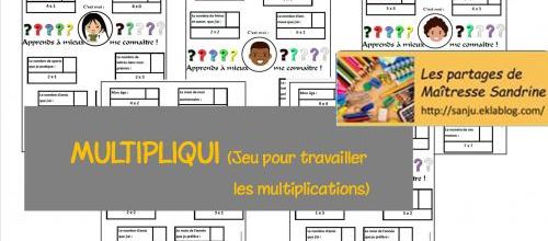 MULTIPLIQUI - jeu