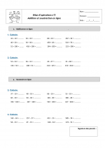 Evaluation Calculs année (presque) complète CE2 