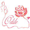 signature animee,robe longue