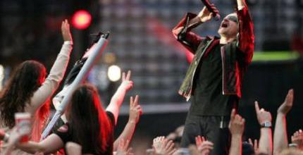 U2 à Glastonbury en 2010