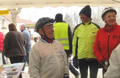 La route du Crémant :les cyclotouristes.....