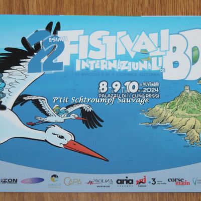 Flyer Schtroumpf "22ème Festival International de la BD Ajaccio"
