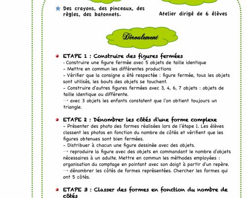 Fiche de prep GEOMETRIE