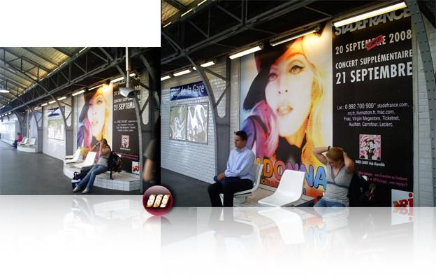 Madonna dans le métro... la suite !