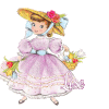 272 Fille tulipes
