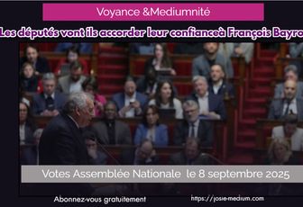 Les députés vont ils accorder leur confiance à Bayrou ? #voyance