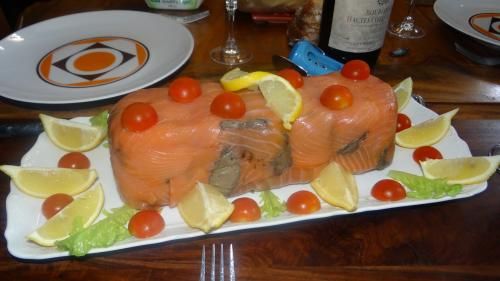 Terrine d'avocat.. au saumon fumé