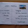 Carte postale brodée suite