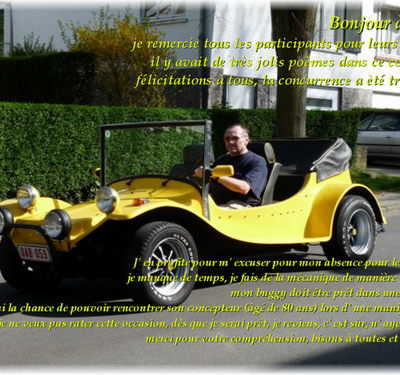 Notre Gagnant en Avril 2011...Jacques sous le pseudo A-B-C du Silence 