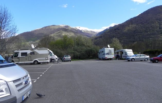 Bagnères de Luchon dans les Pyrénnées 