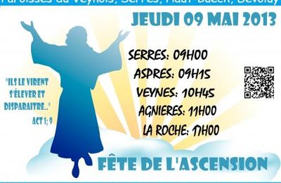 Fête de l'ascension - 9 mai 2013 - affiche