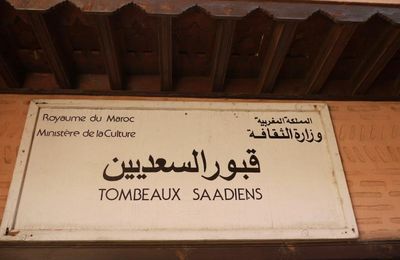 Marrakech - tombeaux saadiens 