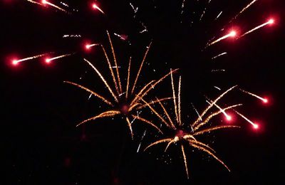 Feu d'artifice du 14 juillet 2018, à Arès...