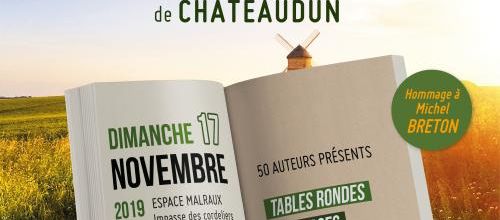 l'affiche officielle de la 7e biennale du livre de Châteaudun
