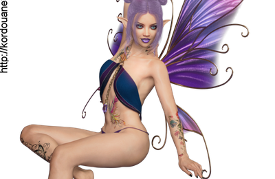 Tube de fée fantasy (render-image)