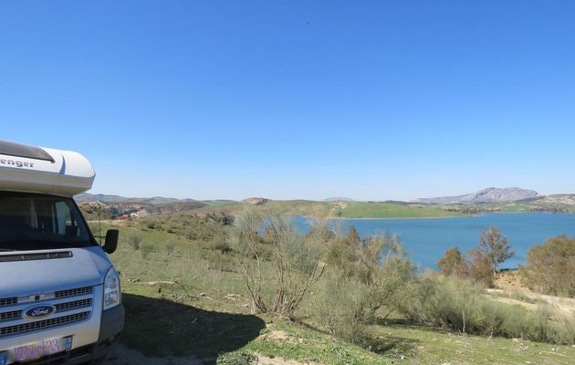 le lac d'Ardalès en Andalousie