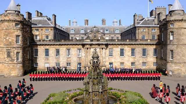 Ceremony of The Keys in Holyroodhouse