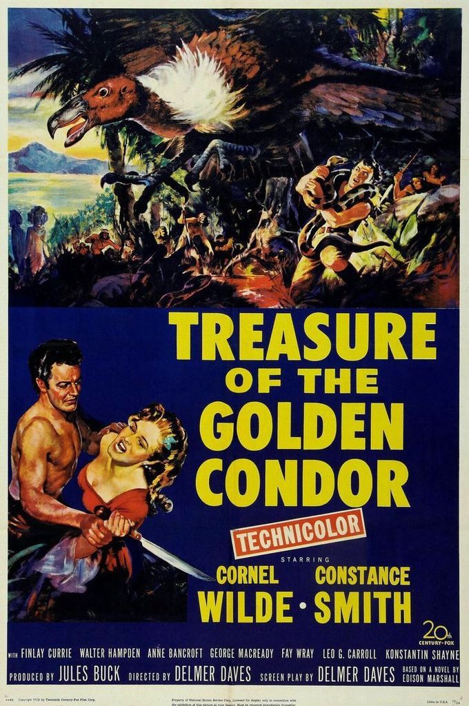 TREASURE OF THE GOLDEN CONDOR BOX OFFICE USA 1953