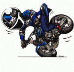 MATEO et sa moto