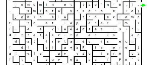 Versets en labyrinthe