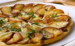 Recette: quiche tatin aux pommes de terre