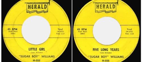 "SUGAR BOY" WILLIAMS