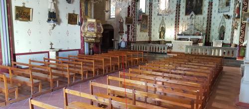 Le souterrain qui passe sous l'église de Campagne sur Aude, 17 juillet 2016. (Albert Fagioli)