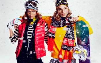 mode fashion skiing glamour