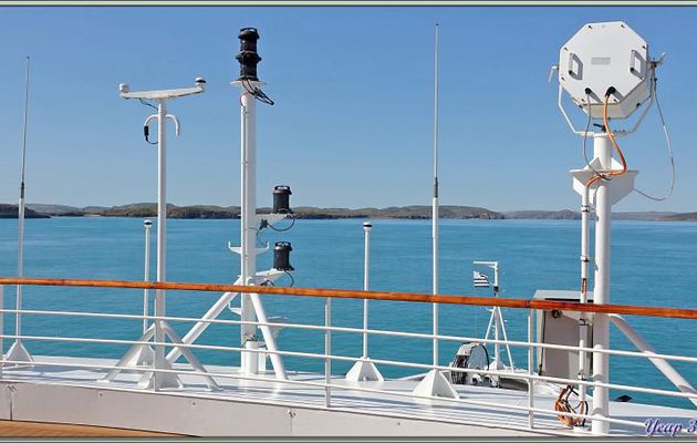 17/09/2022 : le Lyrial va jeter l'ancre près de Molema Island -  Baie de Talbot - Kimberley - Australie