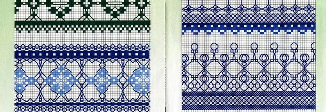 Broderies  : diagrammes 