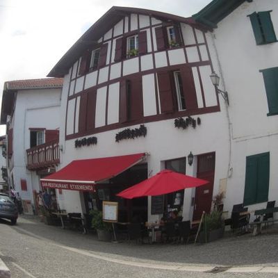 Espelette dans le Pays Basque..
