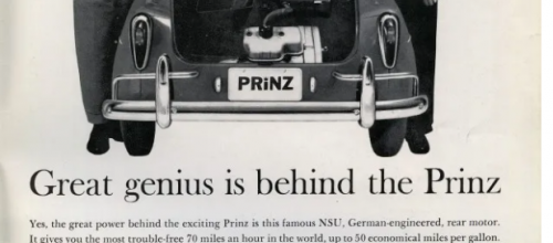 publicite voiture fifties