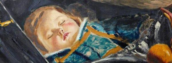 Samedi - Le tableau du samedi : Archibald. A. Mcglashan - "The Sleeping Child"   