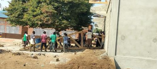 Redémarrage du chantier...enfin!