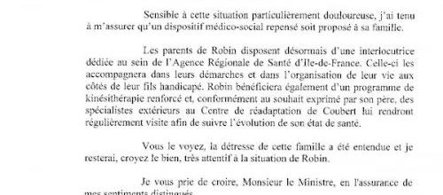 COURRIER PRESIDENT DE LA REPUBLIQUE