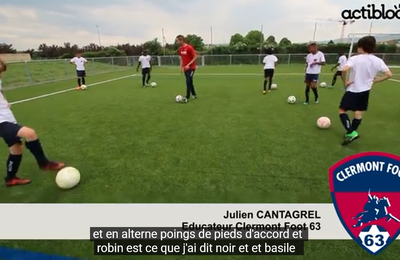 Echauffement 11-12 ans par Julien CANTAGREL Clermont foot
