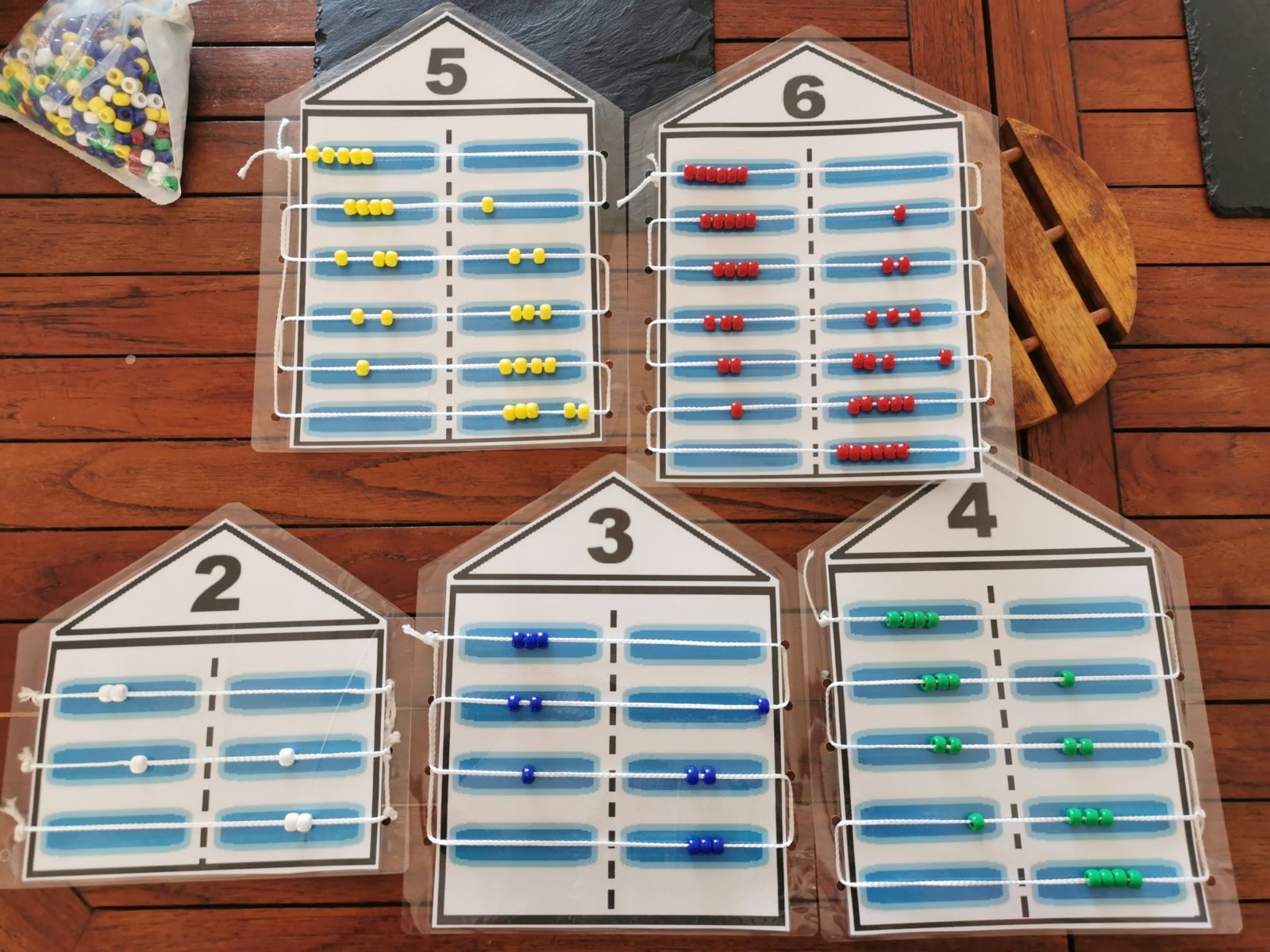 maternelle, mathématiques, ateliers, décomposition, addition, soustraction.