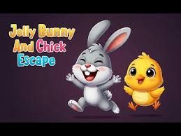 G4K Jolly Bunny And Chick Escape  - games4king✨