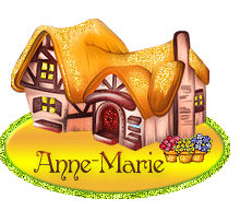 737 - Chaumière, maison - signature, blinkie, gif animé