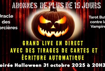 Soirée Halloween vendredi 31 octobre 2025
