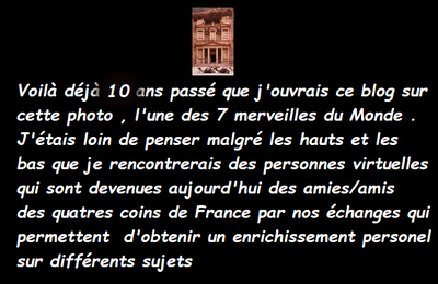 10 ans passé....... il prenait naissance .