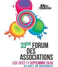 33e forum des associations - 10 et 11 sept. 2016