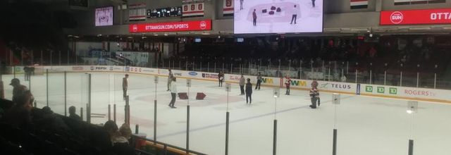 Oshawa Generals at Ottawa 67's on December 6th 2023